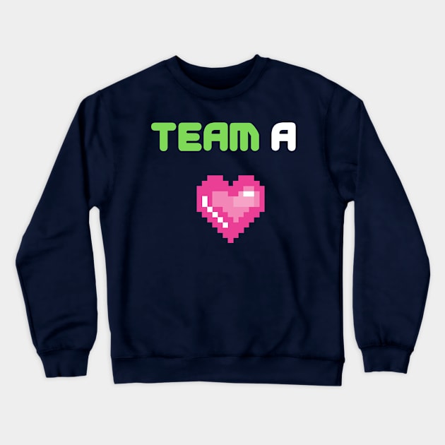 TEAM A Crewneck Sweatshirt by FASHION GRAVEYARD